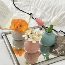 上品なデザインの小花瓶【オフィス・リビング・寝室用・インテリア装飾】