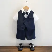 フォーマルスーツ キッズ ボーイズ 2点セット 夏用 誕生日 発表会 舞台 パーティー
