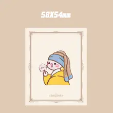 可愛いコットンガールシリーズ刺繍付き麻布袋【スマホケース・Switch用・DIY装飾】