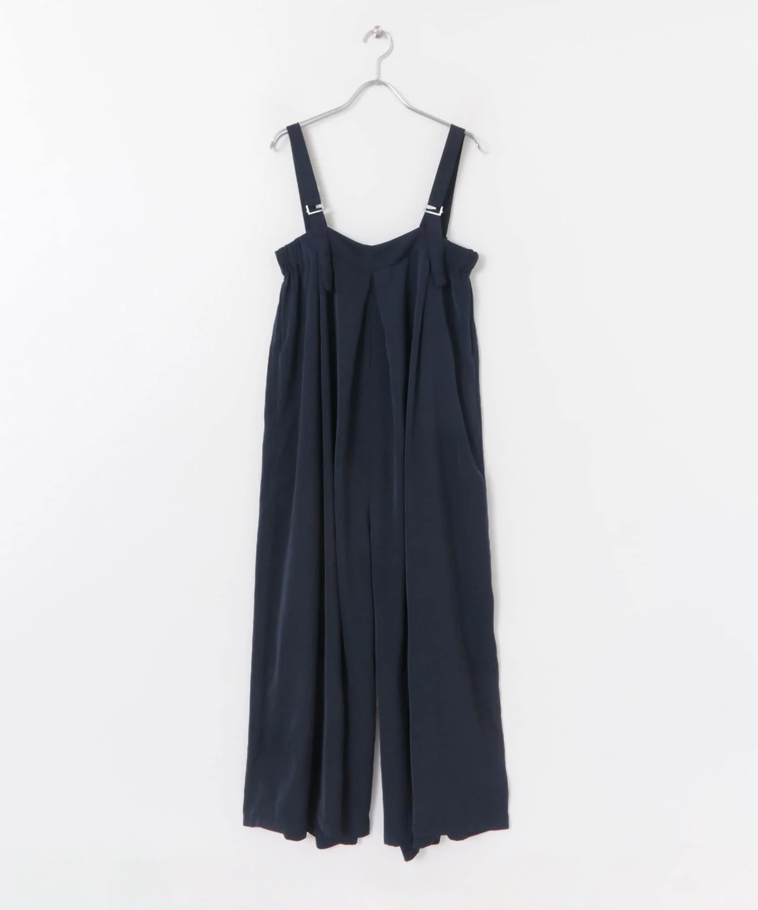 春夏用ゆったりハイウエストワイドレッグサロペット（セットアップ対応）：40代女性に最適なファッションの選択肢