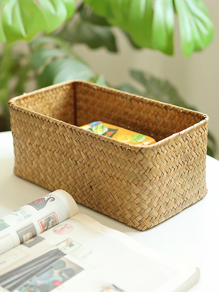 キッチンをスッキリ整理！収納グッズおすすめ - 水草編みボックスの質感と選び方完全ガイド
