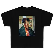 カジュアルなアニメプリントTシャツ【オーバーサイズ・短袖・コットン】