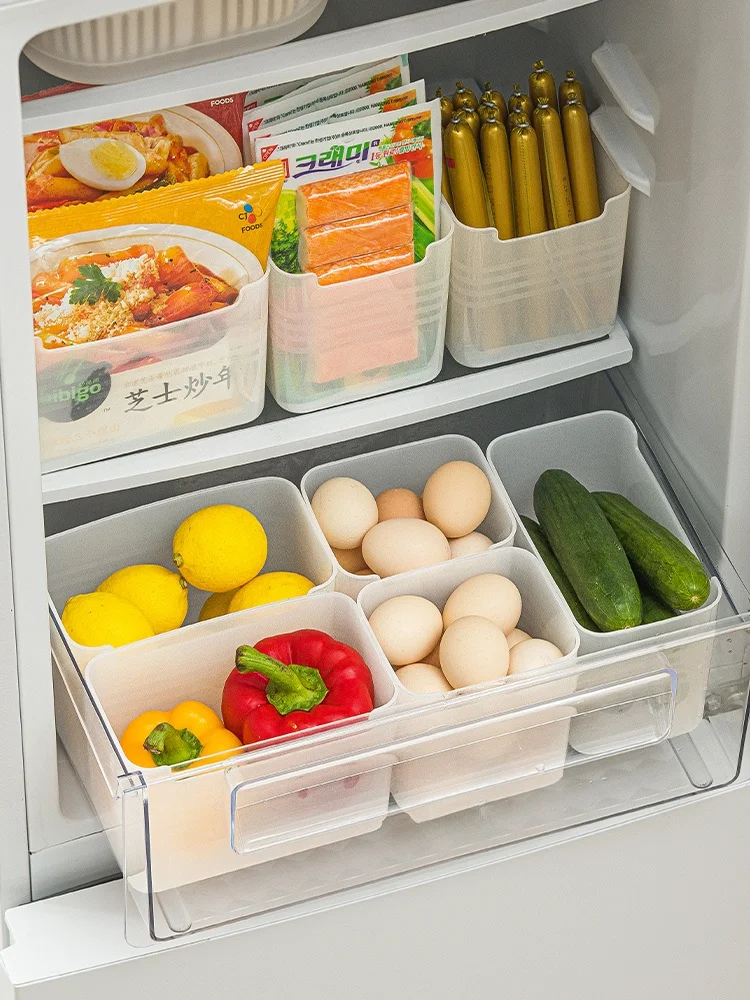 食品保存用冷蔵庫サイドドア収納ボックスNC520：小サイズと特大サイズの収納効率を実証