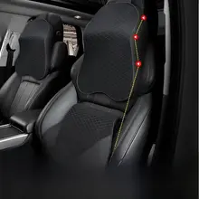 車用ヘッドレスト【首サポート・記憶フォーム・腰用クッション】