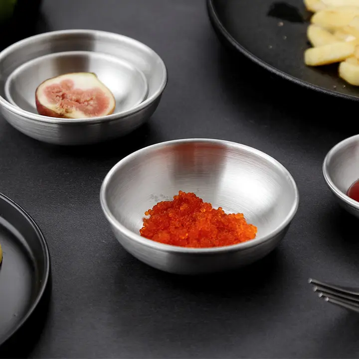 onlycook ステンレス製 調味料皿【小型・ソースディッシュ・家庭用】