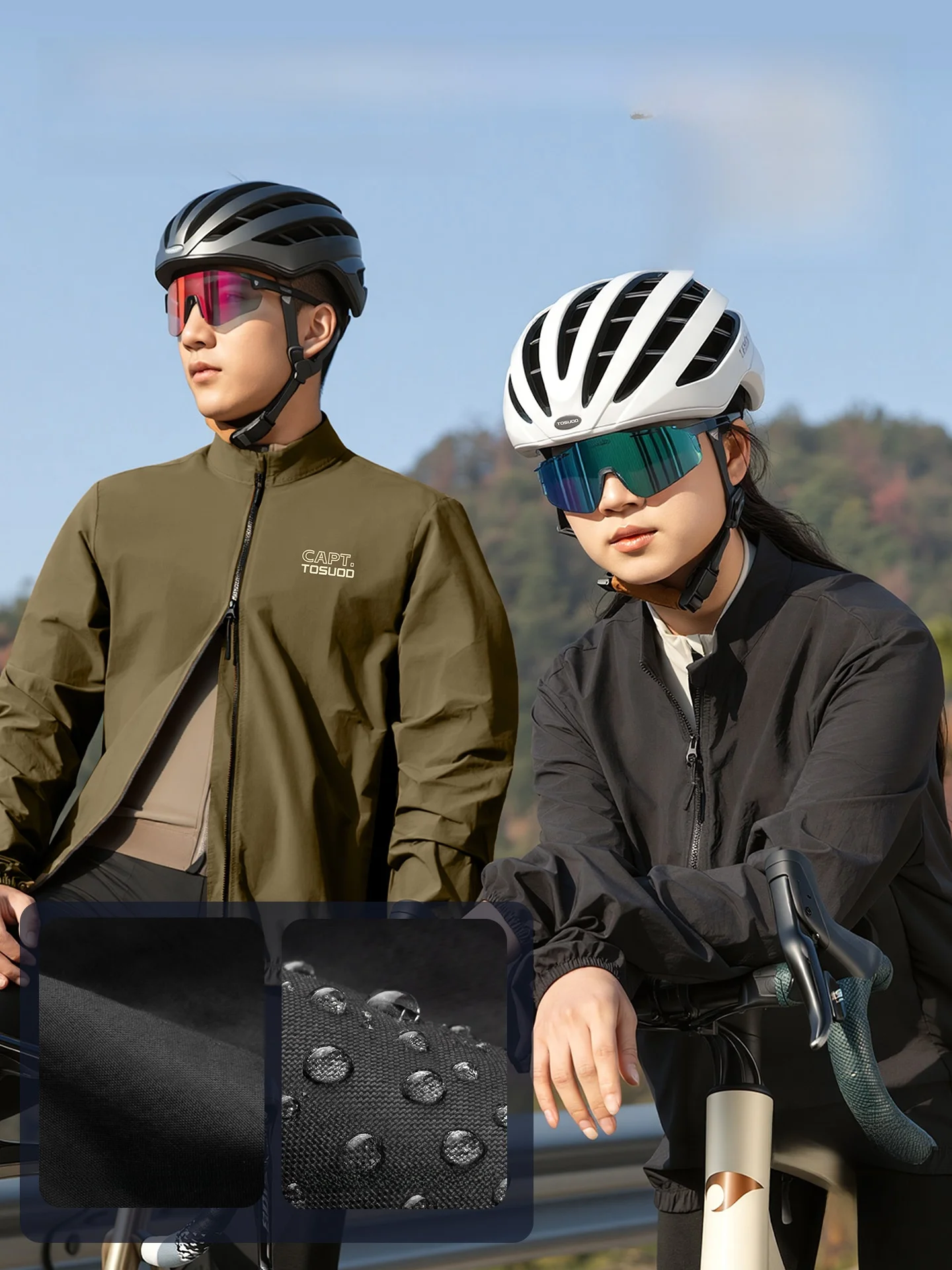 バイクウェアで通勤とサイクリングを両立するには？TOSUODの軽量ウインドブレーカーが解決するリアルな悩み