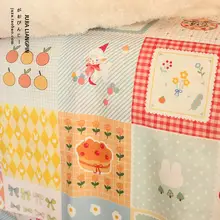 極上の柔らかさのコットン製 おむつカバー、枕カバー、掛け布団カバー、シーツ【ハンドメイド・デジタルプリント】