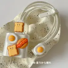 朝食用三点セット充電器保護ケース【iPhone13対応・急速充電・データケーブル保護】（セットアップ対応）