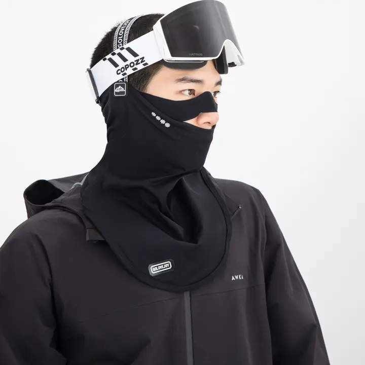 防寒フードとフェイスマスク【男女兼用・防風ネックウォーマー・スノーボード・登山用】