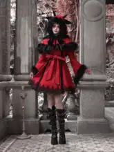 セットアップ レディース ケープコート ゴシック バットスリーブ ウール混 ハロウィン 冬 アウター