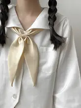 三角巾の無地デザイン 水兵服風JK制服用女性用小物