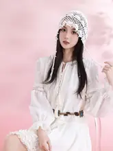 手作り可愛いビーズ付きレース編み帽子材料キット（セットアップ対応）