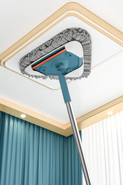 高所用窓掃除用ロングポールガラスクリーナー【窓外壁面清掃・家庭用】