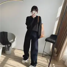 オーストラリア産 ウールクルーネックセーター【アンゴラレッド・ゆったりフィット・冬用】