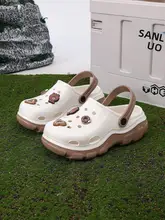 秋冬用 レディース 厚底サンダル【包頭デザイン・通気性・カジュアル外出用】