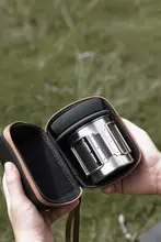 VADNROOP アウトドア用コーヒーセット【携帯型シリコン折りたたみフィルター・キャンプ用品】