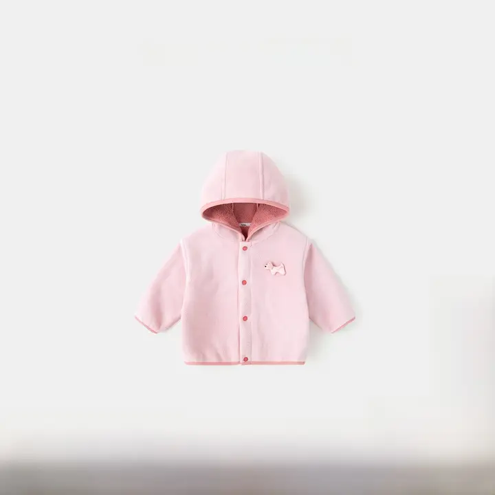 子供用フリース付き冬用ジャケット【長袖・フード付き・男女兼用】