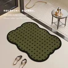 吸水性優れたバスルームマット【滑り止め加工・トイレ・シャワー・キッチン用】