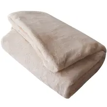 オフィス用フランネルブランケット【ふわふわ雪ミンク・冬用・厚手・ひとり用】