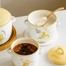 SHUEHO 耐熱性のフタ付きエナメル容器【冷蔵庫対応・調味料入れ】