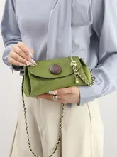 洗練されたデザインのチェーンショルダーバッグ【女性用・上品・ファッション対応】