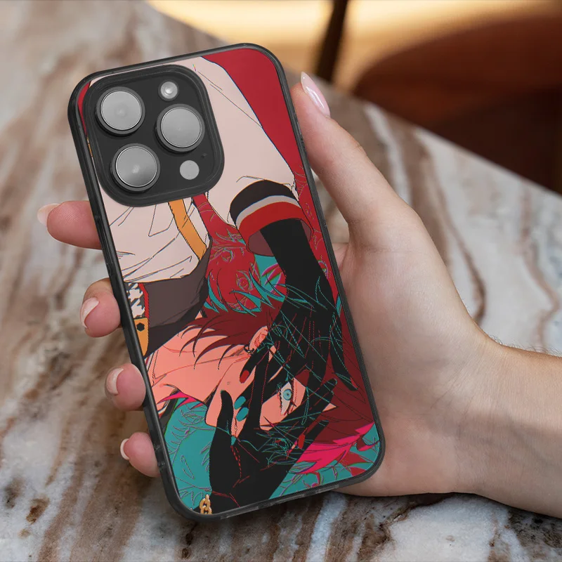 オリジナルイラストデザインのスマートフォンケース：かっこいいアニメキャラをリアルに表現