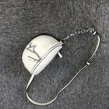 韓国版の夏用オールマッチオフホワイトサドルバッグ