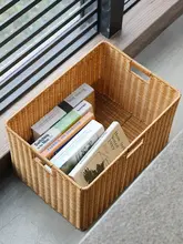 収納ボックス【大型・フェイクラタン・衣類・布団整理用・リビング・バルコニー対応】