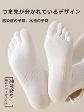 抗菌防臭機能付き メンズ五本指中筒靴下【春秋用・コットン製・大サイズ】