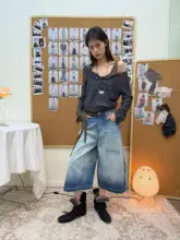 亨利風 タートルネック長袖ニット