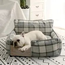四季対応の洗える角型ペットベッド【犬・猫用】
