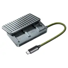 多機能高速カードリーダー【SDカード・TFカード・収納ボックス一体型・Type-C対応・汎用】