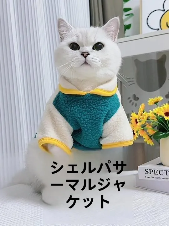 引き手付きの冬用ペット服：ペット初心者に最適な脱毛防止と快適性の実証