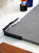 北欧風モダンデザイン レザー&メタル製装飾トレー【インテリア小物・モデルルーム用】