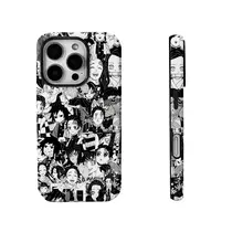 鬼滅の刃デザインのスマートフォンケース【二合一・ブラック&ホワイト・機種対応】（セットアップ対応）