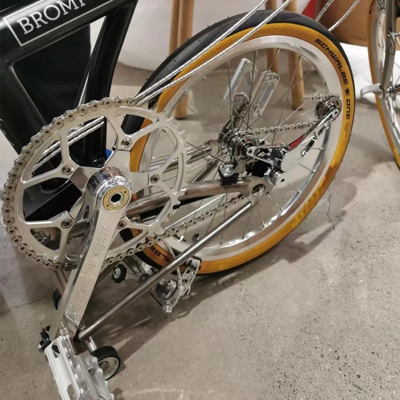 折りたたみ自転車用アルミ合金ギアプレート：チェーン交換に必要なプレートの選定と実用性