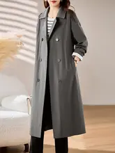 紅羽堂 レディーストレンチコート【中長丈・春秋用・膝下丈・ファッションアウター】