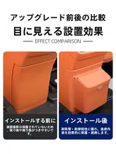 後部座席用収納ボックス【冷蔵庫防止カバー付き・ゴミ箱袋対応】（セットアップ対応）