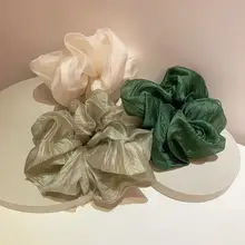 大きいサイズ メッシュヘアゴム【弾力性・シンプルデザイン・ファッションアクセサリー】