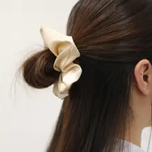 100%桑蚕丝ヘアゴム【レトロシンプル・極上の柔らかさ・快適なフィット感】
