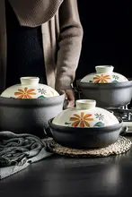 陶製鍋【ガス火対応・煮込み・スープ・家庭用】