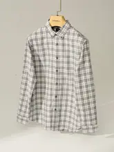 春用 メンズ チェック柄シャツ【コットン・起毛加工・カジュアル】