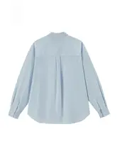 肌理感デザインの女性用カジュアルシャツ【夏用・薄手】