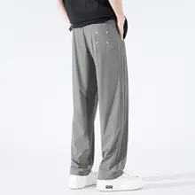 ティーンエイジャー 190 背の高い男性用アイスシルクパンツの拡張バージョン