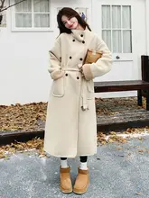 高級感あるボアコート【ロング丈・女性用・加厚・極上の柔らかさ】