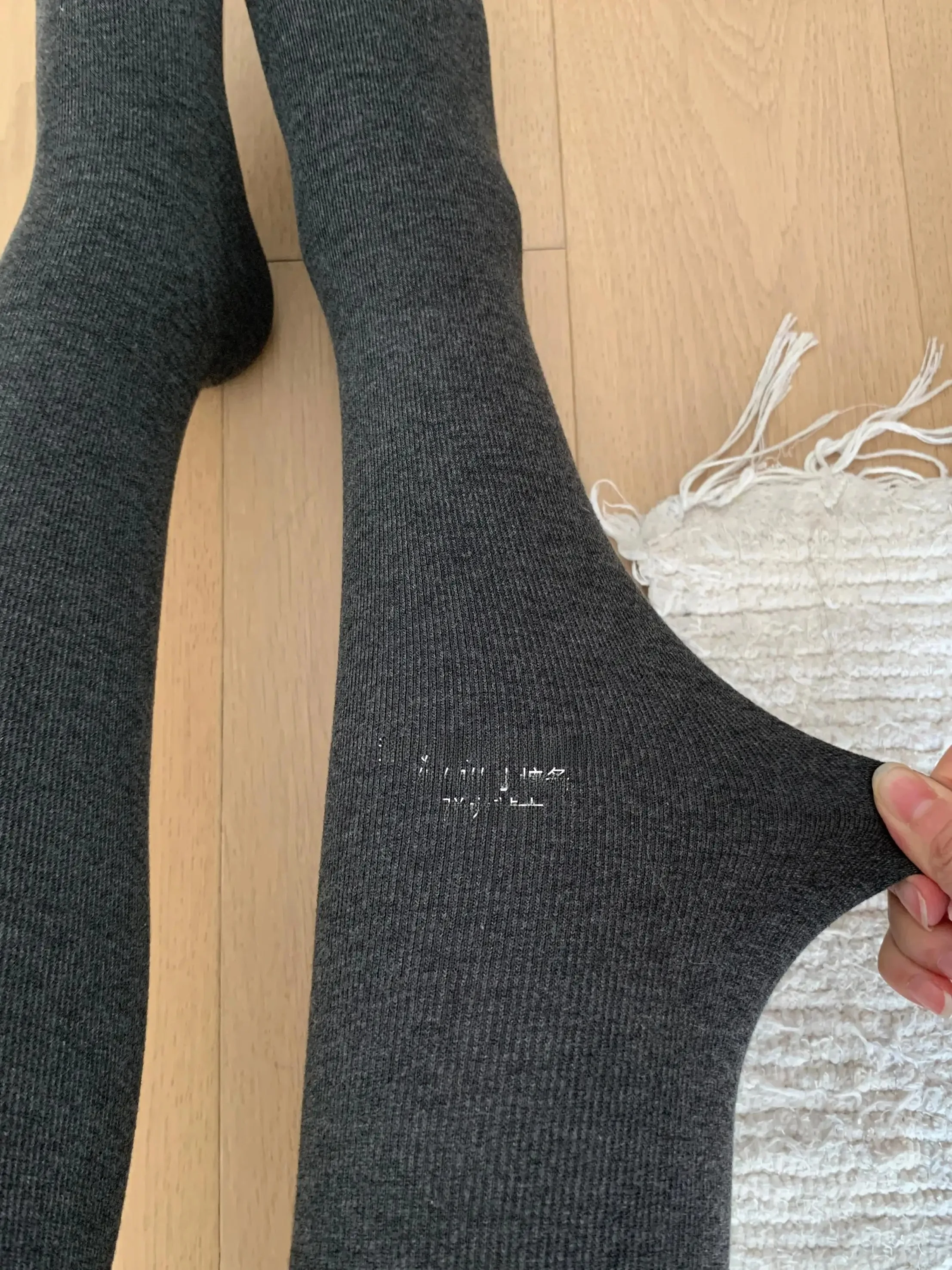 LE LALIN ストレッチ無縫一体型パンツ：ハイウエスト・足首スタイルで快適な日常移動を実現
