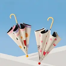 可愛いデザインの晴雨兼用折りたたみ傘【日焼け防止・小さめ】