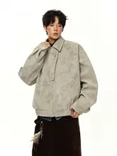 メンズ 秋用不規則レザージャケット【高街スタイル・バイカーデザイン・カジュアル】