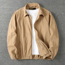 秋季用 アメリカンビジネスカジュアル メンズ翻領ジャケット【アウトドア作業服・水洗い可能・コットン素材】