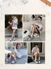厚底ダッドシューズ【春夏用・快適・カジュアル・女性用】